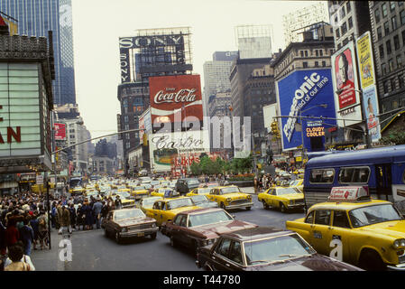 BROADWAY New York USA am Times Square Stockfoto