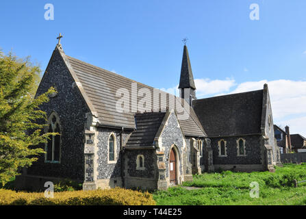 Die jetzt St Peter's Church, Prickwillow, in der Nähe von Ely, Cambridgeshire, England, Großbritannien geschlossen. Stockfoto