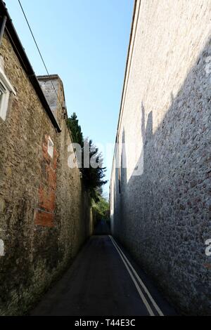 Shepton Mallet Gefängnis, von Frithfield Lane gesehen Stockfoto