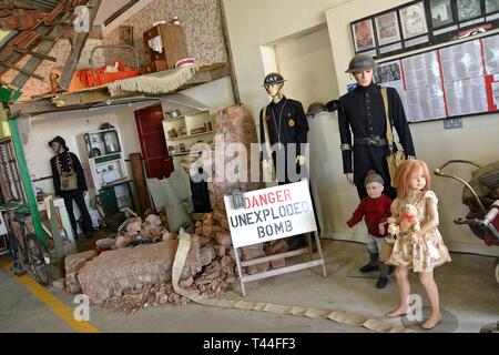 Debach Airfield Museum, 493Rd Bomb Group, Suffolk, Großbritannien. Haus der Helton's Hellcats Station 152 USAAF 1944-45 durch die amerikanische Army Air Force belegt 8. Stockfoto