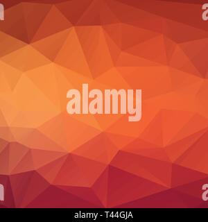 Abstract background im Goldenen Dreieck rot Tönen. Polygonale gradient vector Textur Stock Vektor