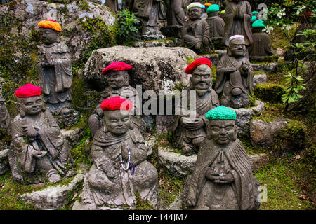 Daisho-in Tempel ist eines der renommiertesten Shingon Tempel auf der Insel Miyajima, Japan Stockfoto