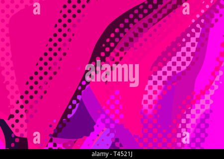 Abstrakte moderne Hintergrund. Kreative bunte Formen und Formen. Geometrische Muster. Rot, Pink und Violett hell Grafik Textur. Stockfoto