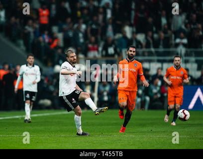 Vodafone Park, Istanbul, Türkei. 13 Apr, 2019. Türkei Super Lig, Vodafone Park, Istanbul, Türkei. Ulrik Pedersen/CSM/Alamy leben Nachrichten Stockfoto