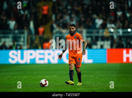 Vodafone Park, Istanbul, Türkei. 13 Apr, 2019. Türkei Super Lig, Vodafone Park, Istanbul, Türkei. Ulrik Pedersen/CSM/Alamy leben Nachrichten Stockfoto