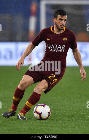 Rom, Italien. 14 Apr, 2019. Fußball Serie A Rom vs Udinese, Rom (Italien) Olympiastadion 13-04-2019 Im Bild Alessandro Florenzi Credit: Unabhängige Fotoagentur/Alamy leben Nachrichten Stockfoto