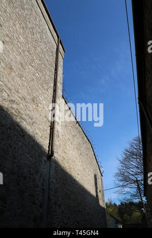 Shepton Mallet Gefängnis, von Frithfield Lane Stockfoto