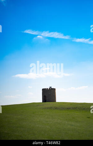 Leuchtfeuer in einer alten Windmühle, bergauf, Weston-super-Mare, North Somerset, VEREINIGTES KÖNIGREICH Stockfoto