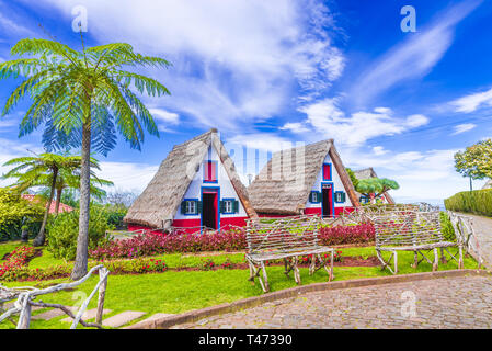 Traditionelles Haus in Madeira, Portugal Stockfoto