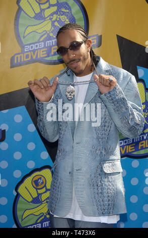 LOS ANGELES, Ca. 31. Mai 2003: LUDACRIS an den 2003 MTV Movie Awards in Los Angeles. Stockfoto