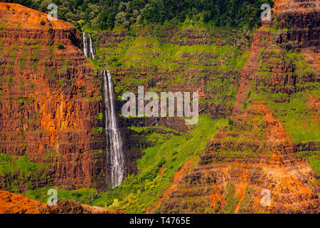 Waipoo fällt, Kauai, Hawaii Stockfoto