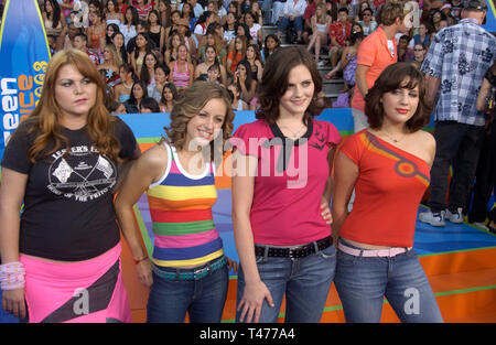 LOS ANGELES, Ca. August 02, 2003: Die DONNAS bei den Teen Choice Awards in Hollywood. Stockfoto