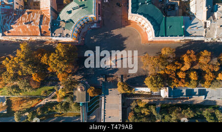 Luftbild von die Potemkinsche Treppe in Odessa, Ukraine. Ansicht von oben Stockfoto