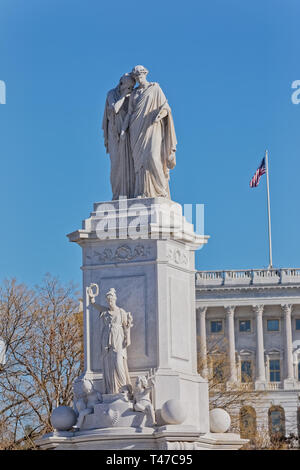 Frieden und Bürgerkrieg Sailors Monument Washington DC Stockfoto