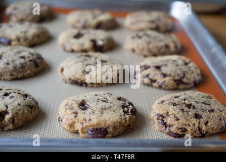 Glutenfreie Schokoladenkekse Stockfoto