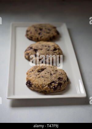 Glutenfreie Schokoladenkekse Stockfoto