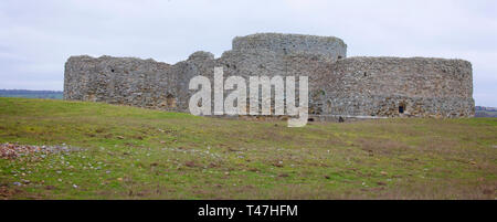 Camber Castle, Reste einer riesigen artillerie fort von Henry VIII, Rye, East Sussex, England, Großbritannien gebaut. Stockfoto