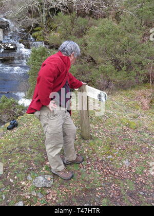 Schottland: Dundreggan Immobilien Stockfoto