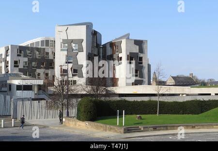 Schottland: Edinburgh, Schottisches Parlamentsgebäude Stockfoto