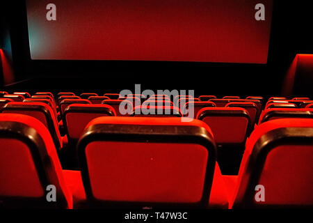 Innerhalb der Pathe Kino in Amsterdam Die Niederlande 2019 Stockfoto