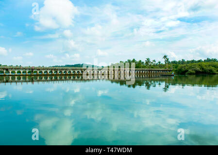 Kerala Götter Land - kadamakudy Brücke kozhikode - Stockfoto