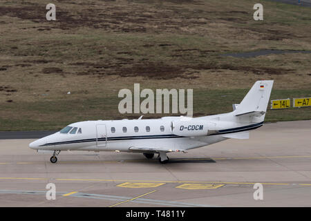 D-cdcm Cessna 560 XLS+ Ctiation Bizjet von Air Hamburg am Flughafen Köln/Bonn März 2019 Stockfoto