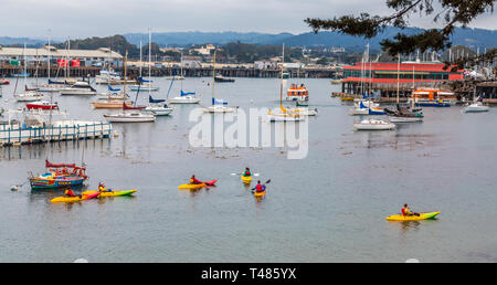 MONTEREY, Kalifornien - 13. Mai 2016: Monterey hat Künstler seit dem späten 19. Jahrhundert und viele berühmte Maler und Schriftsteller angezogen haben gelebt. Stockfoto