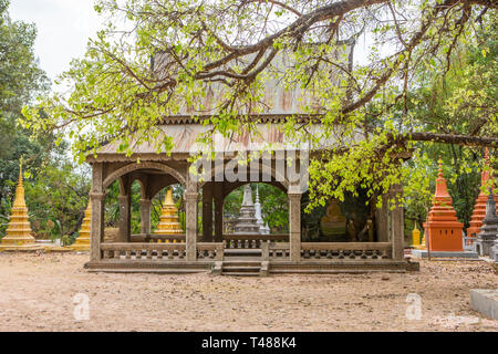 Wat Bo Tempel, Siem Reap, Kambodscha. Stockfoto