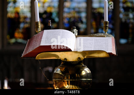 Im Inneren des Wadham College Kapelle an der Universität Oxford. Stockfoto