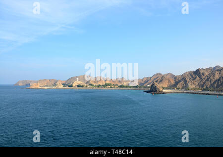 Oman Coast Mountains Muscat Stockfoto