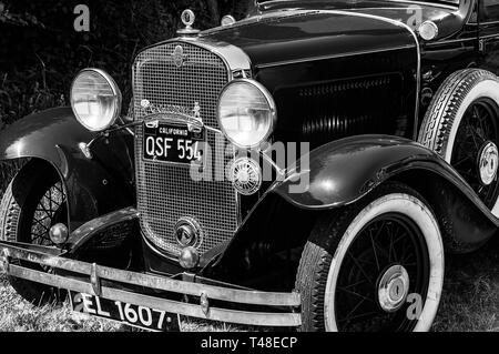 Ein 1931 Chevrolet sedan auf Anzeige an einem Auto Show Stockfoto