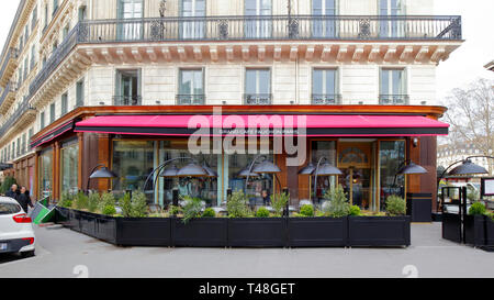 Grand Café Fauchon, 11 Place de la Madeleine, Paris, Frankreich Stockfoto