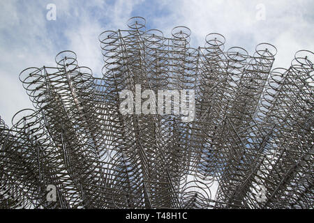 Ai Wei Wei für immer Fahrräder in Austin, Texas Stockfoto