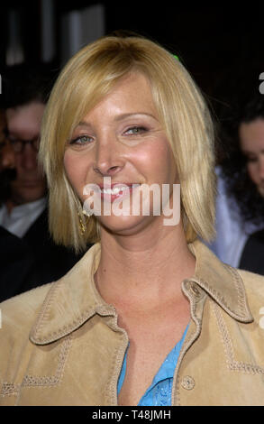 LOS ANGELES, Ca. September 24, 2003: Schauspielerin Lisa Kudrow am Los Angeles Premiere ihres neuen Films Wunderland. Stockfoto