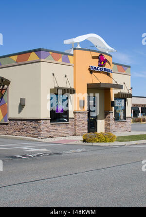 Taco Bell Restaurant esterior Stockfoto
