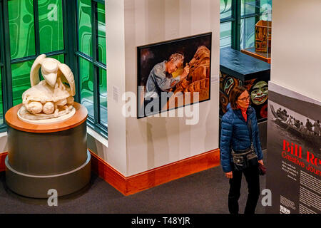 Bill Reid Galerie der Nordwestküste Kunst, Vancouver, British Columbia, Kanada Stockfoto