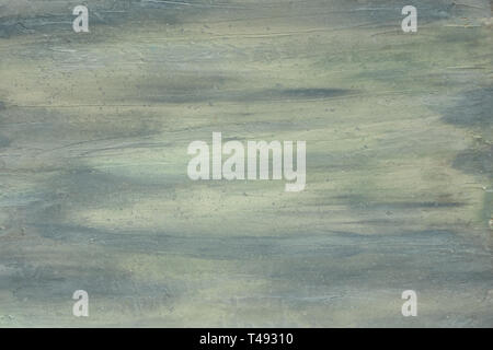 Grunge Textur mit cracled Grau, Grün und Weiß Lack, shabby chic Oberfläche mit copy-Raum Stockfoto