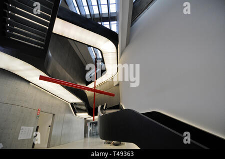 Maxxi Museum (Inneres), Rom. Von Zaha Hadid Stockfoto