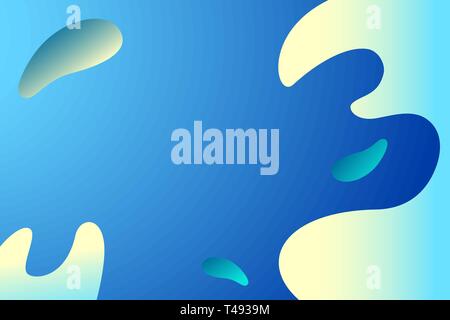 Flüssige verlaufshintergrund Vector Illustration Stock Vektor