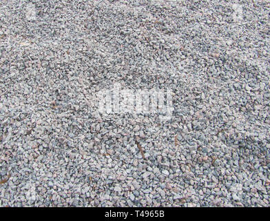 Kies Textur grauer Hintergrund Stockfoto