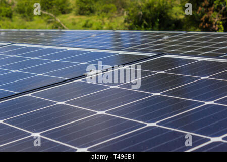 Solar Panel schließen, Stockfoto