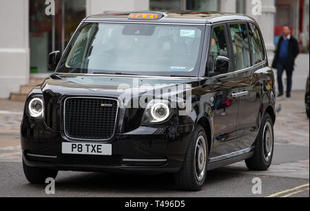 Neue elektrische London Taxi, LEVC TX VISTA KOMFORT PLUS Stockfoto