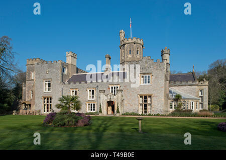 Bergauf Manor, bergauf, Weston-Super-Mare, Somerset, UK, mit Inhabern Tina & Craig Kennedy. Stockfoto