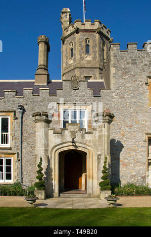 Bergauf Manor, bergauf, Weston-Super-Mare, Somerset, UK, mit Inhabern Tina & Craig Kennedy. Stockfoto