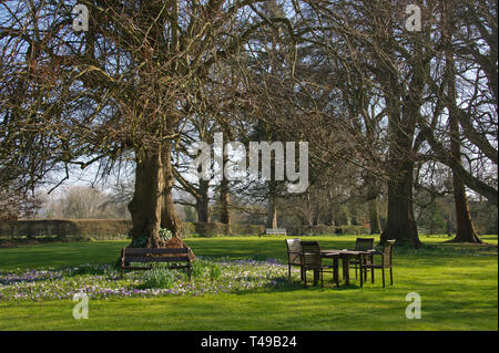 Bergauf Manor, bergauf, Weston-Super-Mare, Somerset, UK, mit Inhabern Tina & Craig Kennedy. Stockfoto