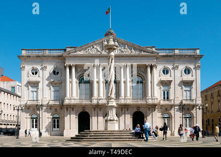 Lissabon Rathaus (Câmara Municipal de Lisboa), Praça do Município, Lissabon, Portugal, Europa Stockfoto