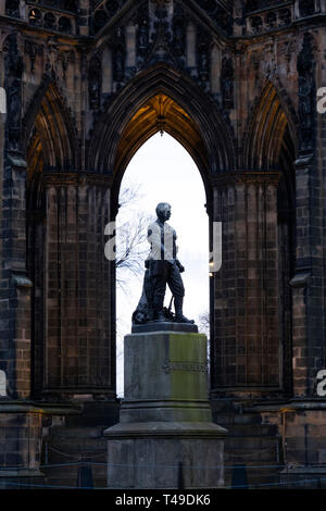 Das Scott Monument zu den schottischen Autor Sir Walter Scott, Edinburgh, Schottland, Großbritannien, Europa Stockfoto