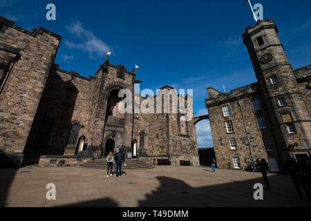 Edinburgh Castle, Schottland, UK, Europa Stockfoto