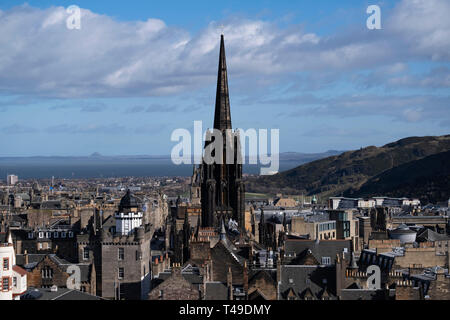 Die Nabe Turm, Edinburgh, Schottland Stockfoto