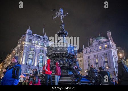 Shaftesbury Memorial Fountain, Piccadilly Circus - London Stockfoto